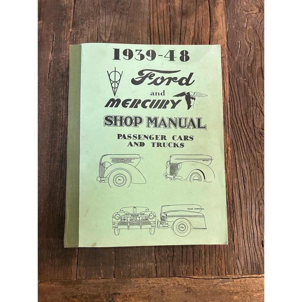 Ford Mercury 1939-48 Shop Manual Passenger Cars & Trucks Vintage Service Manual